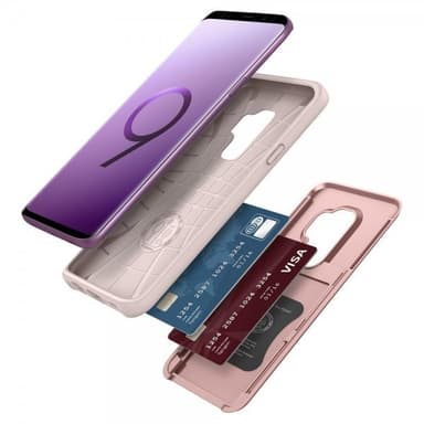 Slim Armor CS till Samsung Galaxy S9 Plus Suojakuori RoseKeltainend