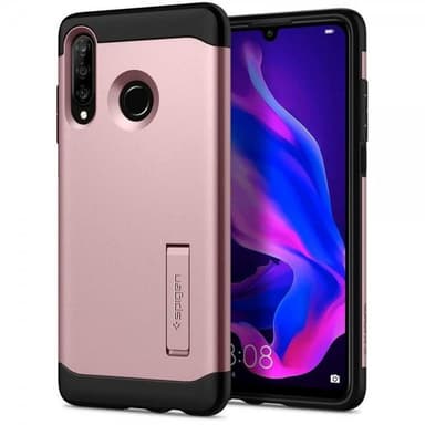 Spigen Huawei P30 Lite Kuori Slim Armor Ruusukulta