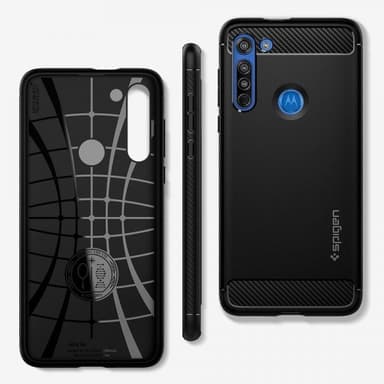 Spigen Motorola Moto G8 Kuori Rugged Armor Matte Black