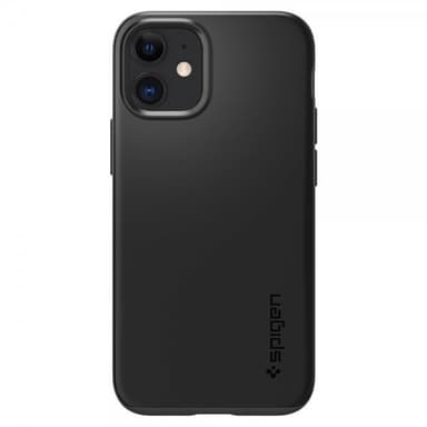 Spigen iPhone 12 Mini Suojakuori Thin Fit Musta