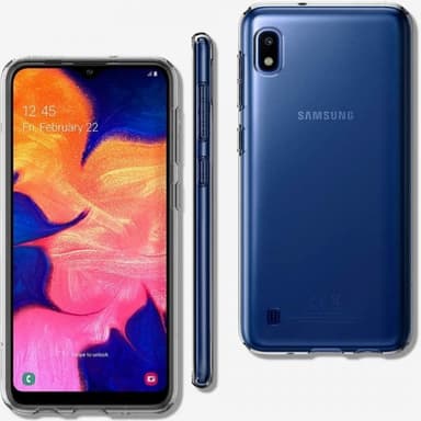 Spigen Samsung Galaxy A10 Suojakuori Liquid Crystal Crystal Clear