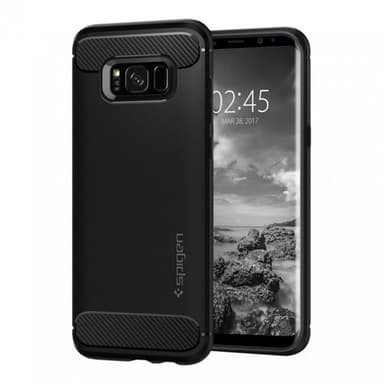 Spigen Rugged Armor Suojakuori till Samsung Galaxy S8 Plus Mattae Black