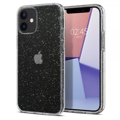 Spigen iPhone 12 Mini Suojakuori Liquid Crystal Glitter Crystal Quartz