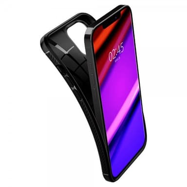 Spigen iPhone 12/iPhone 12 Pro Suojakuori Rugged Armor Matte Black