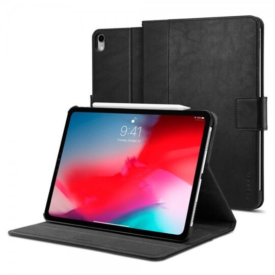 Spigen iPad Pro 12.9 2018 Kotelo Stand Folio Musta