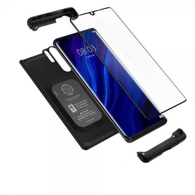 Spigen Huawei P30 Pro Kuori Thin Fit 360 Näytönsuojalla Musta