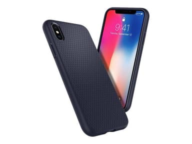 Liquid Air Armor till iPhone X Suojakuori MidnattsSininen