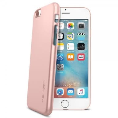 Spigen iPhone 6/6S Suojakuori Ultra Thin RoseKeltainend