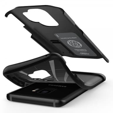 Spigen Slim Armor Suojakuori till Samsung Galaxy S9 Musta