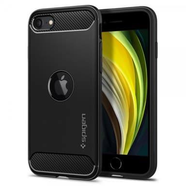 Spigen iPhone 7/8/SE Kuori Rugged Armor Matte Black