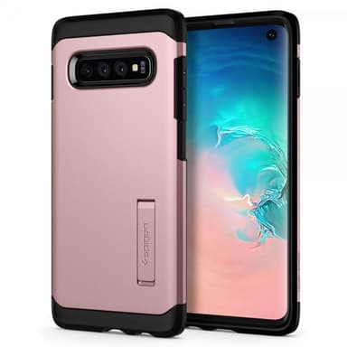 Spigen Samsung Galaxy S10 Kuori Tough Armor Ruusukulta