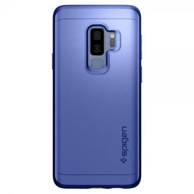 Spigen Samsung Galaxy S9 Plus Suojakuori med Näytönsuoja Ultra Thin 360 Coral Blue