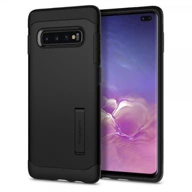 Spigen Samsung Galaxy S10 Plus Suojakuori Slim Armor Musta