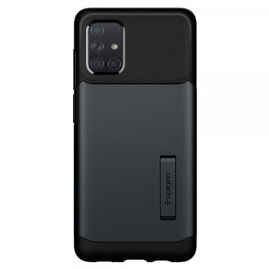 Spigen Samsung Galaxy A71 Suojakuori Slim Armor Metal Slate