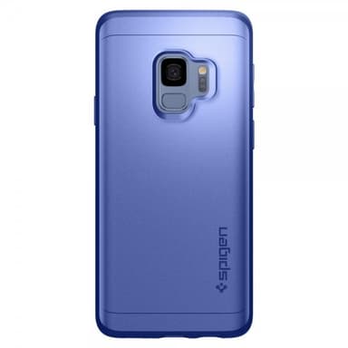Spigen Ultra Thin 360 Suojakuori med Näytönsuoja till Samsung Galaxy S9 Coral Blue