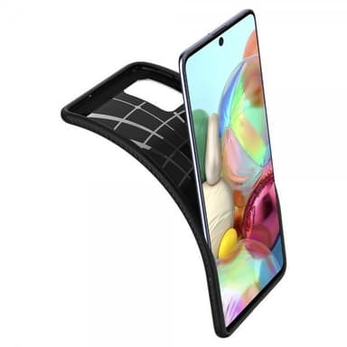 Spigen Samsung Galaxy A71 Kuori Liquid Air Matte Black
