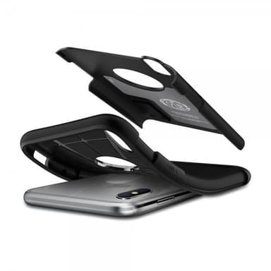 Slim Armor till iPhone X/Xs Suojakuori Musta