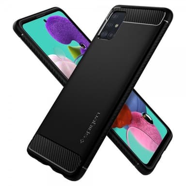 Samsung Galaxy A51 Suojakuori Rugged Armor Matte Black
