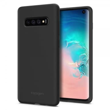 Spigen Samsung Galaxy S10 Suojakuori Silikoniii Fit Musta