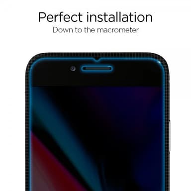 Spigen iPhone 7/8 Näytönsuoja GLAS.tR EZ Fit 2-pack