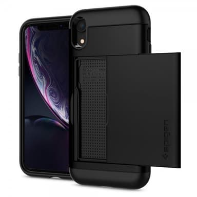 Spigen iPhone Xr Kuori Slim Armor CS Musta