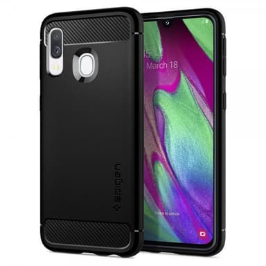 Spigen Samsung Galaxy A40 Kuori Rugged Armor Matte Black