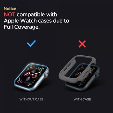 Spigen Apple Watch 44mm Näytönsuoja ProFlex EZ Fit Full Size 2 kpl