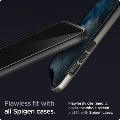 Spigen iPhone 12/iPhone 12 Pro Näytönsuoja GLAS.tR EZ Fit Privacy