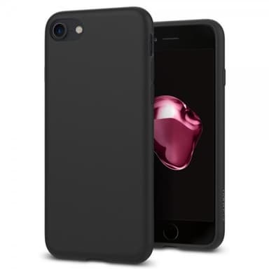 Spigen iPhone 7/8/SE Kuori Liquid Crystal Matte Black