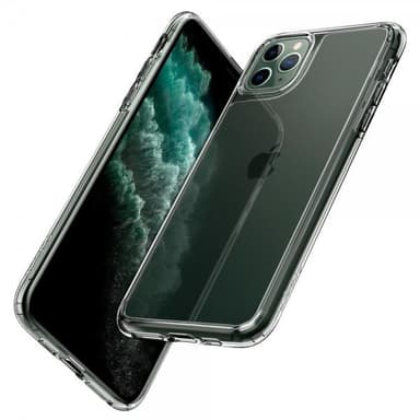 Spigen iPhone 11 Pro Max Suojakuori Quartz Hybrid Crystal Clear