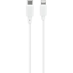 Sandstrøm USB-C - Lightning kaapeli 1m (valkoinen)