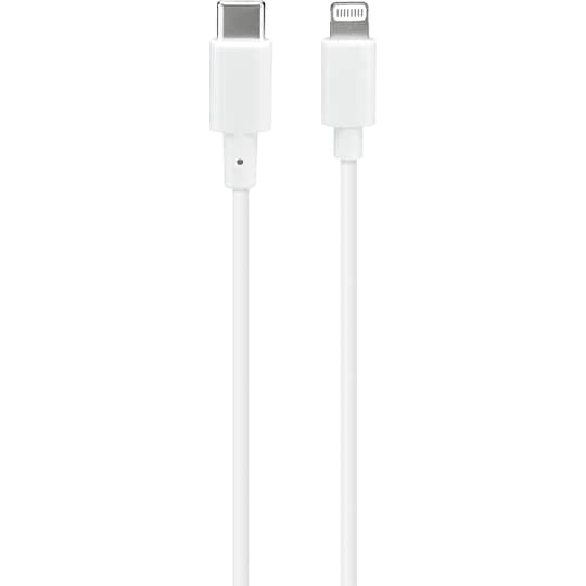 Sandstrøm USB-C - Lightning kaapeli 3m (valkoinen)