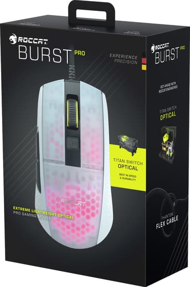 Roccat Burst Pro pelihiiri (valkoinen)