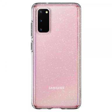 Spigen Samsung Galaxy S20 Suojakuori Liquid Crystal Glitter Crystal Quartz