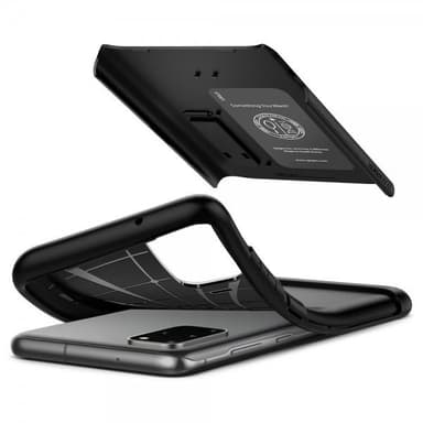 Spigen Samsung Galaxy S20 Plus Kuori Slim Armor Musta