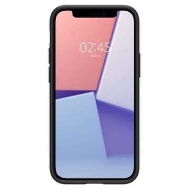 Spigen iPhone 12 Mini Suojakuori Thin Fit Musta