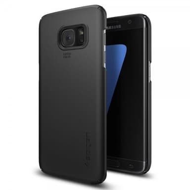 Spigen Samsung Galaxy S7 Edge Suojakuori Ultra Thin Musta