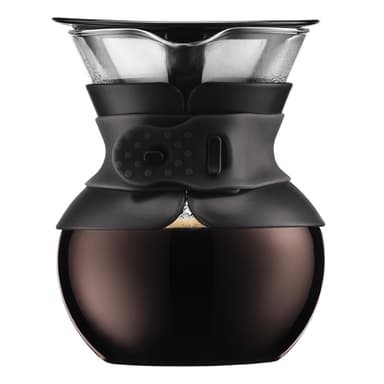 Kahvinkeitin pysyvällä samankokoisella suodattimella Bodum POUR OVER