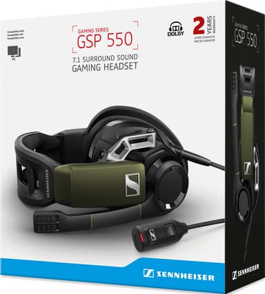 EPOS | Sennheiser GSP 550 pelikuulokkeet