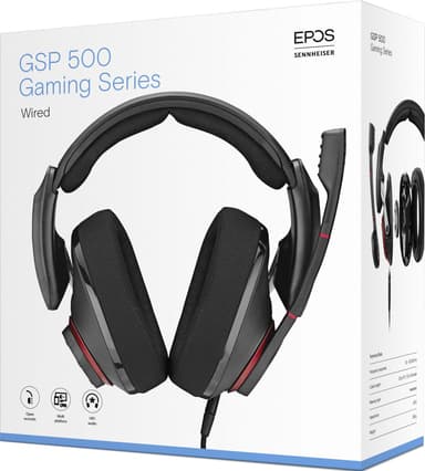 EPOS | Sennheiser GSP 500 pelikuulokkeet