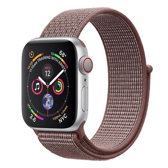 Apple Watch 4 (44 mm) nylonrannekoru - Smokey Mauve