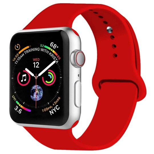 Apple Watch 4 (44mm) Sport Rannekoru - Punainen