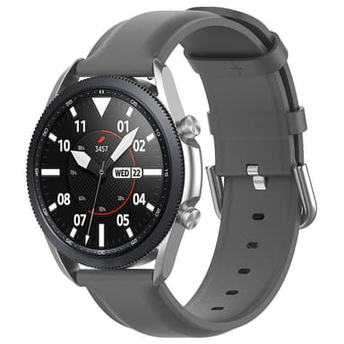 Nahkarannekoru Samsung Galaxy Watch 3 (41mm) - Harmaa