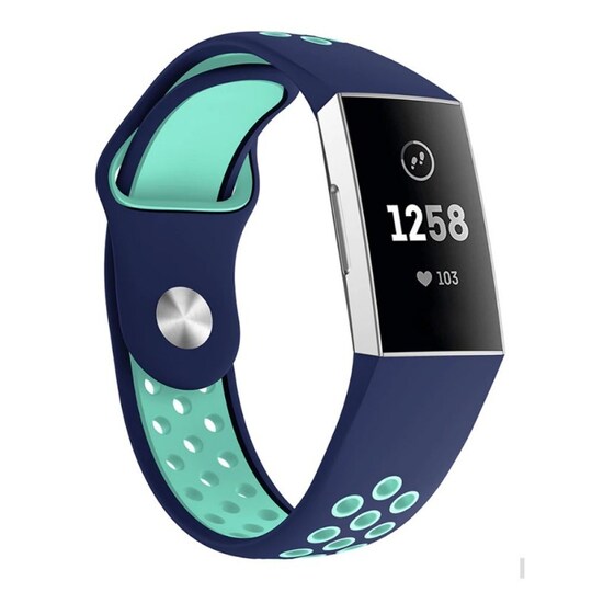 Fitbit Charge 3 EBN Sport rannekoru - sininen / minttu