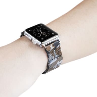 Apple Watch 4 (44) rannekoru Milanese Camo - ruskea