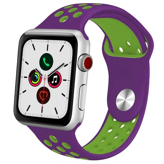 EBN Sport Rannekoru Apple Watch 5 (44mm) - violetti / vihreä