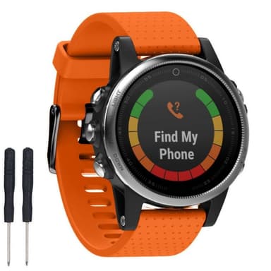 Sport Rannekoru Garmin Fenix 5S - oranssi