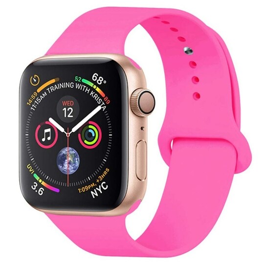 Apple Watch 4 (44mm) Sport Rannekoru - Barbie Vpunainen