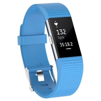 Sport rannekoru Fitbit Charge 2 - vaaleansininen