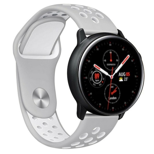 EBN-rannekoru Samsung Galaxy Watch Active 2 - harmaa / valkoinen